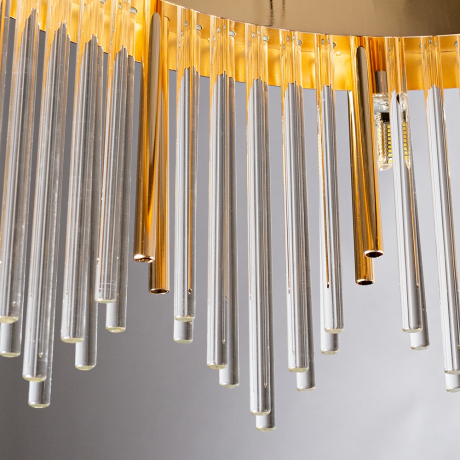 Подвесная люстра с лампочками Arte lamp A1007SP-10GO+Lamps 