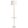 Торшер со столиком Arte lamp Connor A2102PN-1WH 