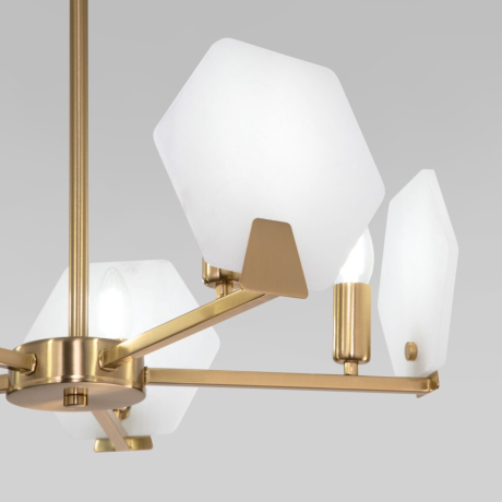 Люстра на штанге 60158/5 латунь Eurosvet (a065049) 