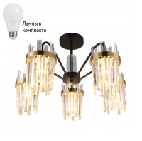 Люстра на штанге с лампочками Omnilux OML-67717-05+Lamps
