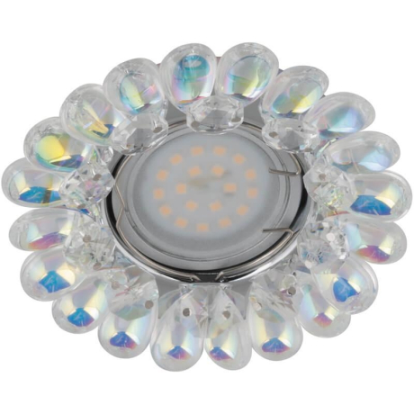 Встраиваемый светильник Fametto Peonia DLS-P119 GU5.3 CHROME-RAINBOW 10554 