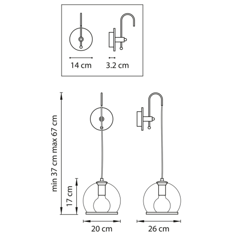 Бра Sferico Lightstar 729611 