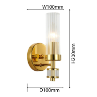 Бра на стену со светодиодными лампами, комплект от Lustrof. №253702-618048