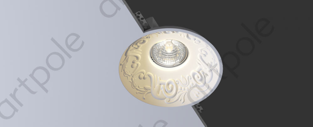 Гипсовые светильники