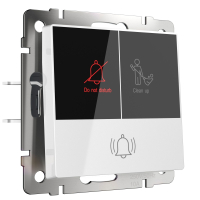 Кнопка звонка с индикацией для отелей (белый) Werkel W1114601