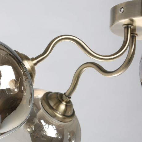 Потолочная люстра со светодиодными лампочками E27, комплект от Lustrof. №384185-674070 