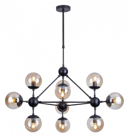 Люстра на штанге Arte Lamp Bolla A1664SP-10BK 