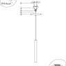 Подвесной светильник Divinare Cottero 2215/06 SP-5 