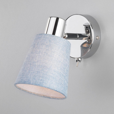 Настенный светильник Eurosvet 20080/1 хром/голубой (85993) 