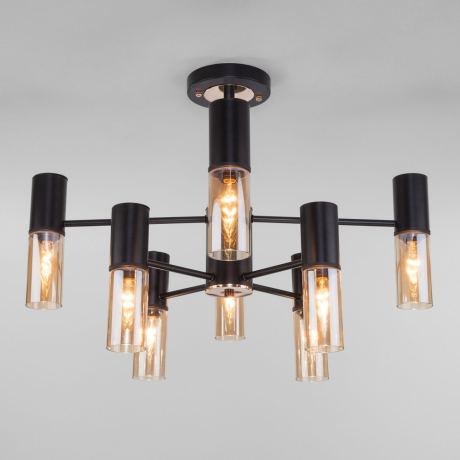 Люстра на штанге Tesoro Eurosvet 70125/8 черный (a053246) 