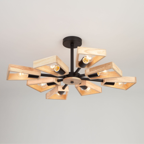 Потолочная люстра 70056/8 черный Eurosvet 