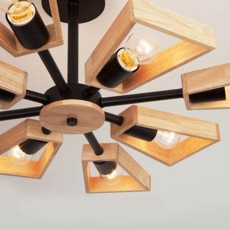 Потолочная люстра 70056/8 черный Eurosvet 