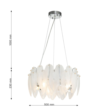 Люстра с лампочками, подвесная, комплект от Lustrof. №332912-617187 