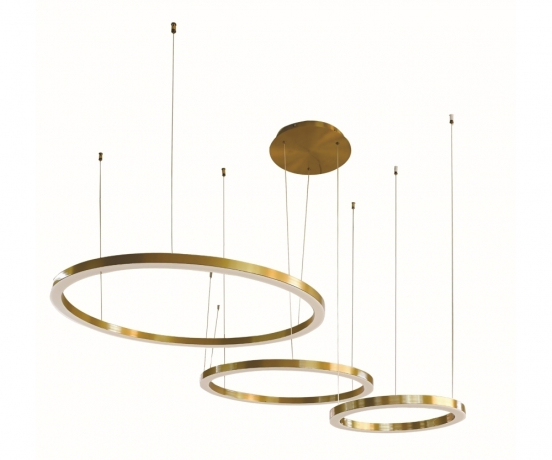 Подвесная светодиодная люстра с пультом ДУ Kink Light Тор 08253,36PA(3000K) 