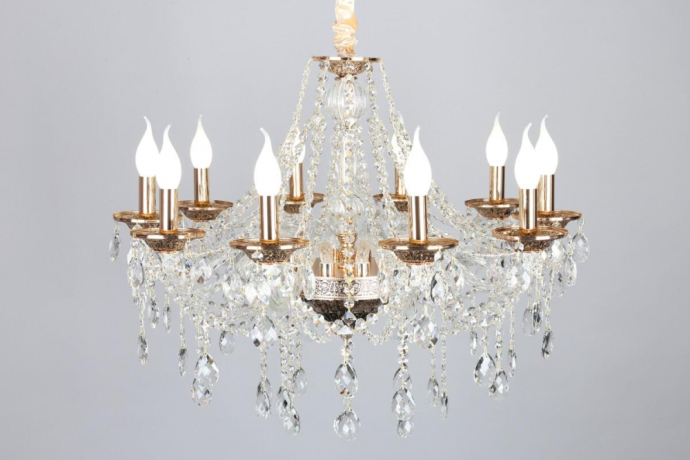 Люстра подвесная со светодиодными лампочками E14, комплект от Lustrof. №122323-657201 