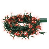 Нарушена упаковка.  <295888> 10м. Электрогирлянда ''Нить'' 100LED (красный) IP20 Vegas  55065