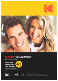 Нарушена упаковка!  <744006> Фотобумага Kodak 230A420 для струйной печати A4 230 GCM Glossy 50 листов (Б0067291)