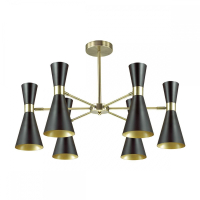 Люстра на штанге со светодиодными лампочками E14, комплект от Lustrof. №123198-627265