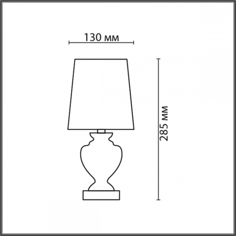 Настольная лампа Lumion Classi Bianka 8162/1T 
