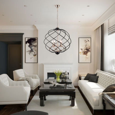 Подвесная люстра Eurosvet Sorrel 60105/3 черный a045703 