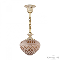 Подвесной светильник Bohemia Ivele Crystal 7003P 7003P/18 GW Amber-White/H-1B