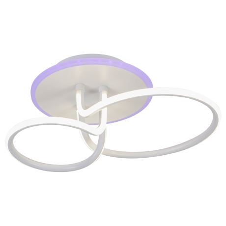 Потолочный светодиодный светильник с пультом ДУ Profit Light 6046/2 WHT 