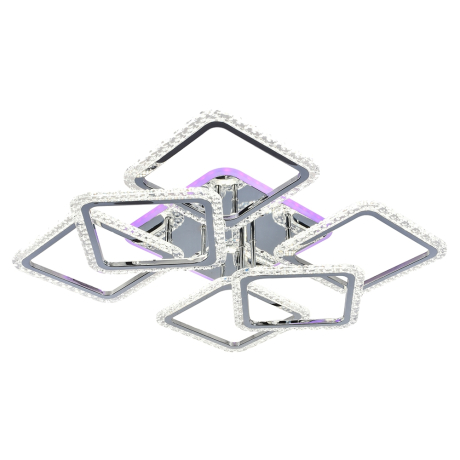 Светодиодная диммируемая люстра с ПДУ Profit Light 8029/4+2 CHR 