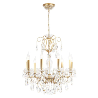 Подвесная люстра с лампочками CRYSTAL LUX Montana SP9+Lamps