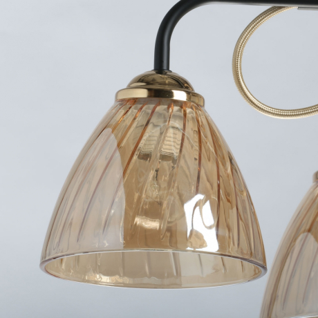 Люстра на штанге со светодиодными лампочками E27, комплект от Lustrof. №384187-674072 