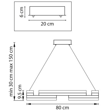 Подвесная люстра Rotonda Lightstar 736333 