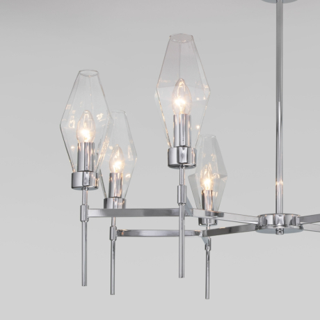 Люстра на штанге 60143/8 хром Eurosvet (a061940) 
