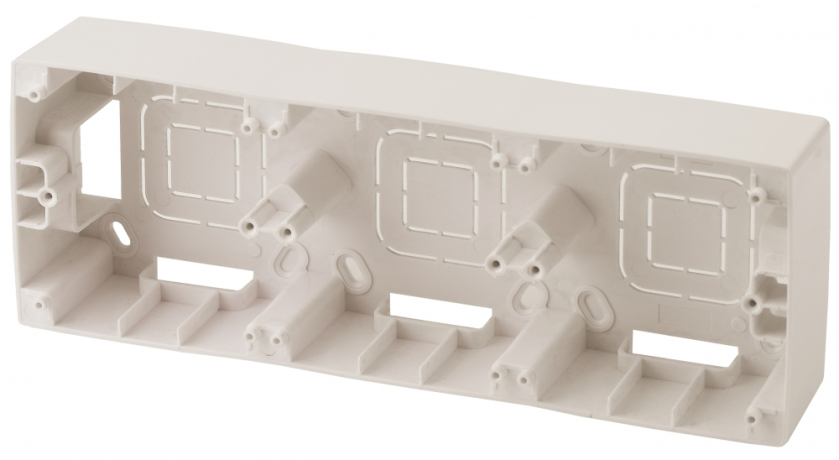 Коробка для накладного монтажа 3-постовая ЭРА 12 12-6103-02 Б0043181 