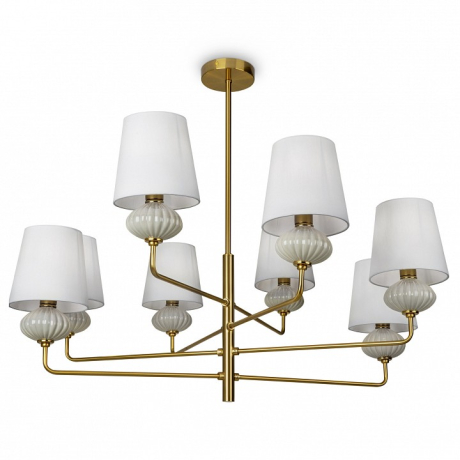 Люстра на штанге Freya Ceramics FR2029PL-08BS 