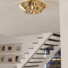 43908 Потолочный светильник CARLTON, 1X60W (E27), ?470, сталь, золотой Eglo 