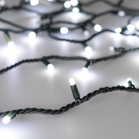 10м. Уличная гирлянда нить холодный свет Ardecoled 230V ARD-String-Pro-1000-Green-100Led-Milk-Pulse White (31664)