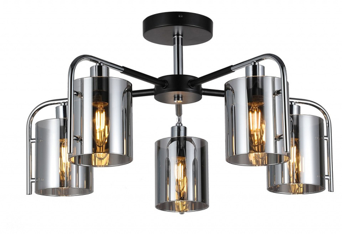 Люстра на штанге Escada Elegant 671/5P Chrome 