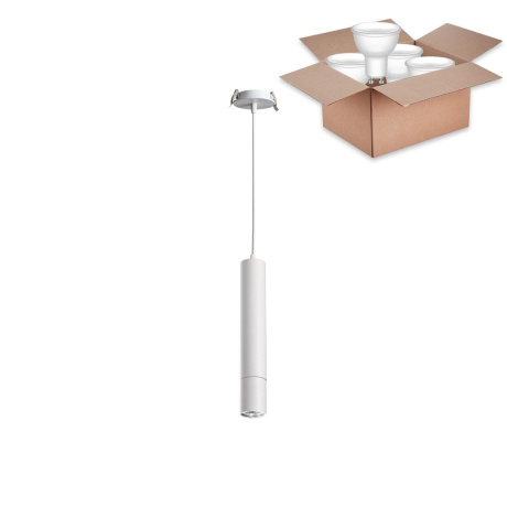 Подвесной светильник с лампочкой Novotech Pipe 370402+Lamps Gu10 