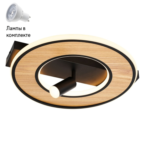 Светильник потолочный с Led лампочками в комплекте F-Promo 4438-2C+Lamps 