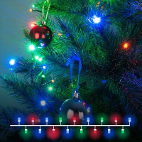 5м. Гирлянда нить ''Мишура'' 190LED (RGB) IP20 Eurosvet 400-004 (a056074)