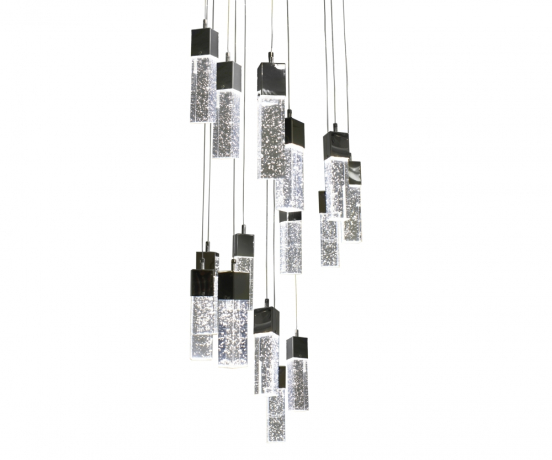 08510-15А,02(4000K) Подвесная светодиодная люстра Kink Light Аква 17668 