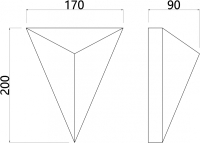 Декоративная подсветка Arte Lamp Trapeze A2033AP-1WH