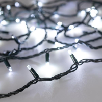 10м. Уличная гирлянда нить холодный свет Ardecoled 230V ARD-String-Pro-1000-Green-100Led-Pulse White (31663)