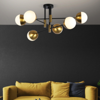 Потолочная люстра Eurosvet Nuvola 70129/6 латунь (a057072)