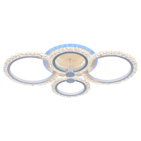 Светодиодная диммируемая люстра с ПДУ Profit Light 8027/4 WHT 