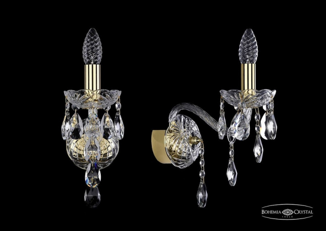 1415B/1/165/G Бра Bohemia Ivele Crystal 