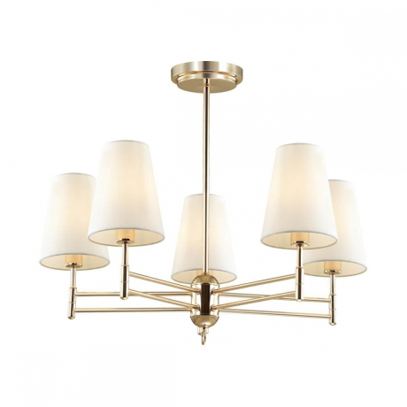 Люстра на штанге со светодиодными лампочками E14, комплект от Lustrof. №186946-627270 