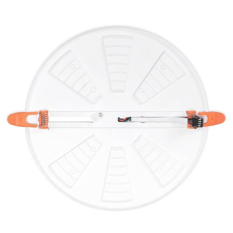 Встраиваемый cветодиодный светильник с регулируемым крепежом и подсветкой Ambrella light Downlight DCR301 