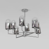 Люстра на штанге со стеклянными плафонами Eurosvet Pluto 60156/8 (a065044) 