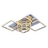 Витринный образец!  <264753> Светодиодная диммируемая люстра с ПДУ Profit Light 8011/4+1 CHR 144W+18W RGB