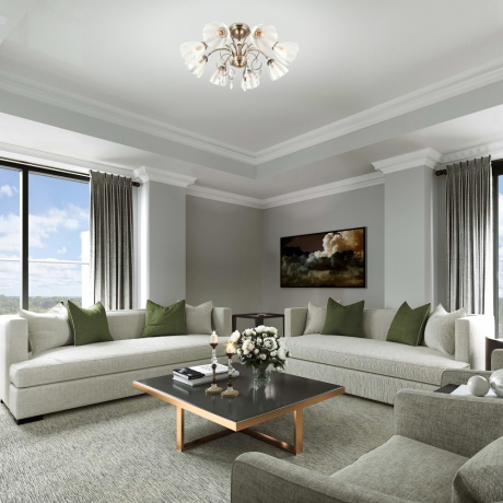 Люстра потолочная Eurosvet Floranse 30155/8 античная бронза a044825 